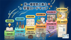 第一種電気工事士 学習ロードマップ