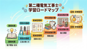 第二種電気工事士 学習ロードマップ